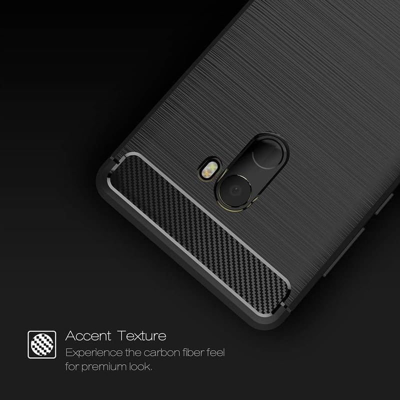 Image of Hybrid Carbon Fiber Back Case for Mi Mix 2 (Black)