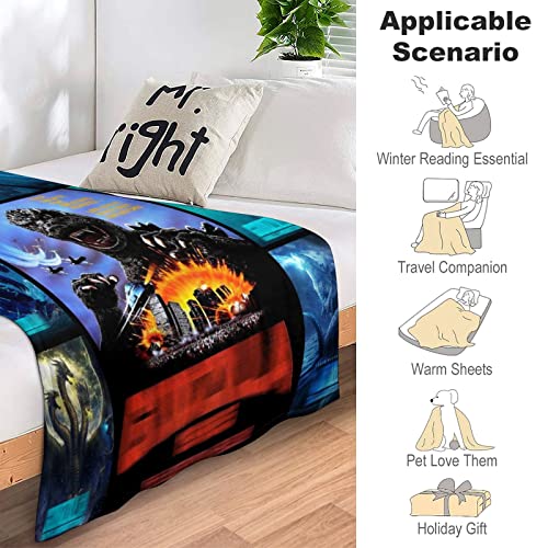 Anime Blanket Ultra Soft Flannel Fleece Throw Blankets For Sofa Bed Couch Travelling Camping For Kids Adults Gifts All Season 50"X40" #TOP3