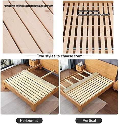 ベッドスラット、ポータブル折りたたみベッド、ソリッドパイン木製