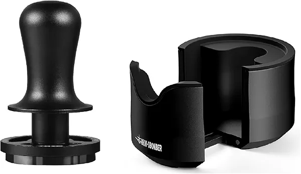 MHW-3BOMBER 53.3mm Espresso Coffee Tamper and Tamping Station Combo, Astra