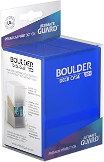 Ultimate Guard Boulder Deck Case 80+ Std. Size Sapphire, Small