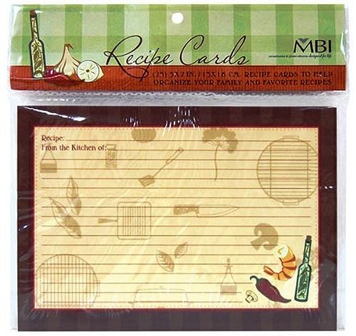MCS 5x7 Inch Additional Recipe Cards (25pk), Family (899855)