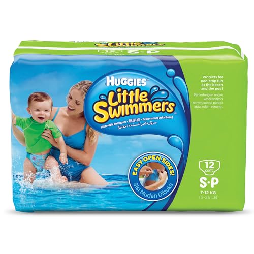 HUGGIES LITTLE SWIMMER Swim Pants Diaper Size Small 12 Swim Pants