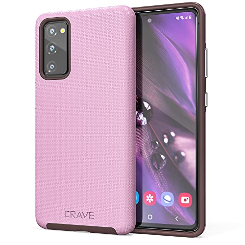 Image of Crave for Samsung Galaxy S20 FE Case, Shockproof Protection Dual Layer Case for Samsung Galaxy S20 FE 5G (6.5 inch) - Lilac