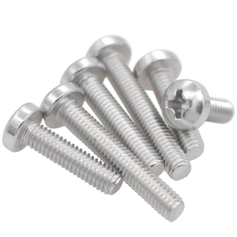 Tornillo de cabeza cilíndrica Phillips de acero inoxidable ss304 tipo h m2 m3 m4 m5 m6 (500,M4 x 16 mm)