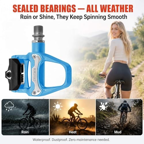 WOWSPORT Road Clipless Pedals