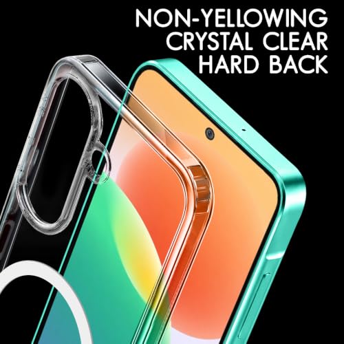 Image of TheGiftKart Ultra-Hybrid Back Case Cover for Samsung Galaxy F70 Pro 5G Compatible with MagSafe | Hard Crystal Clear Back | Shockproof Bumper Cover Case for Samsung F70 Pro 5G (PC & TPU, Transparent)
