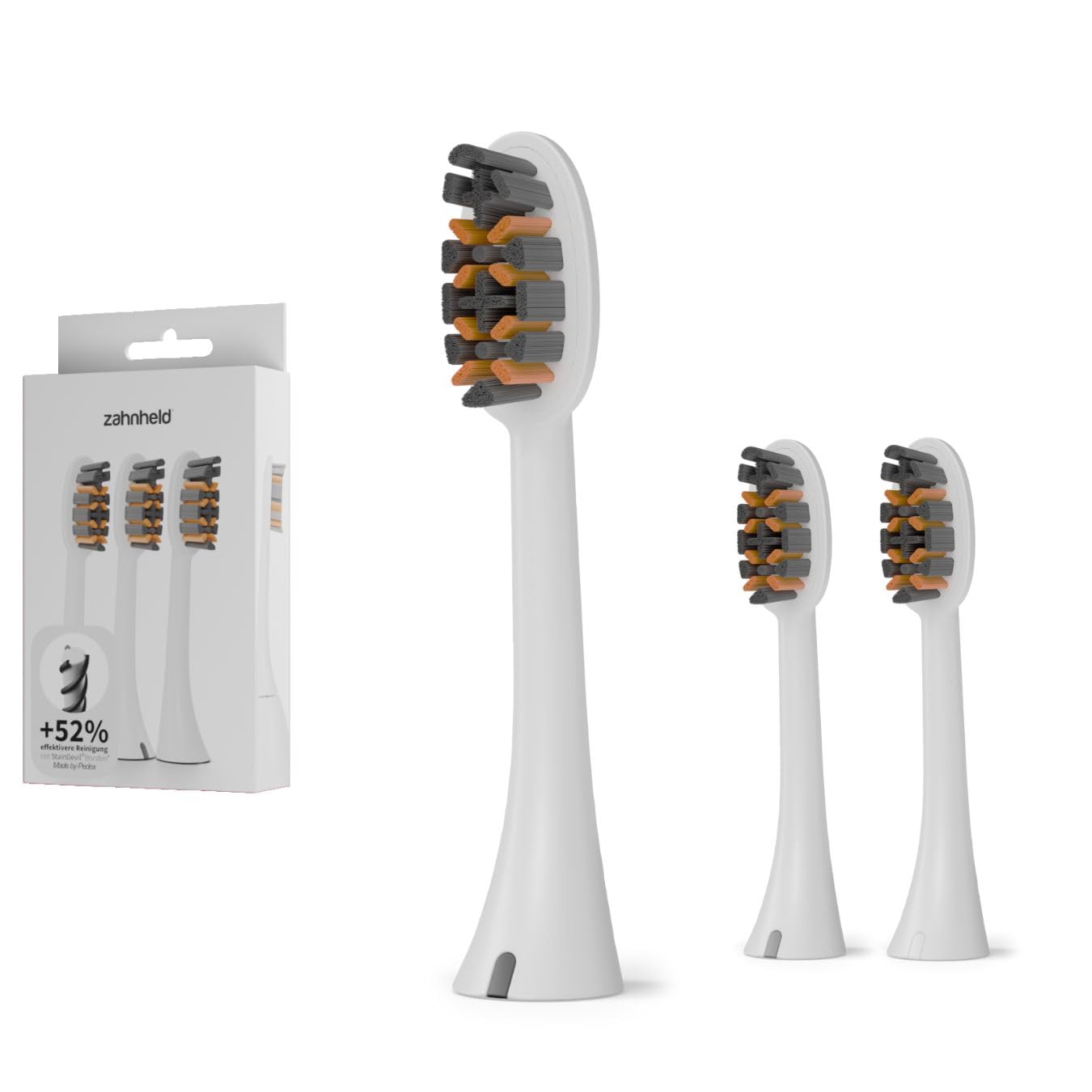 Zahnheld Zahnputzkopf Set Pro X-Clean für Schallzahnbürste Gero