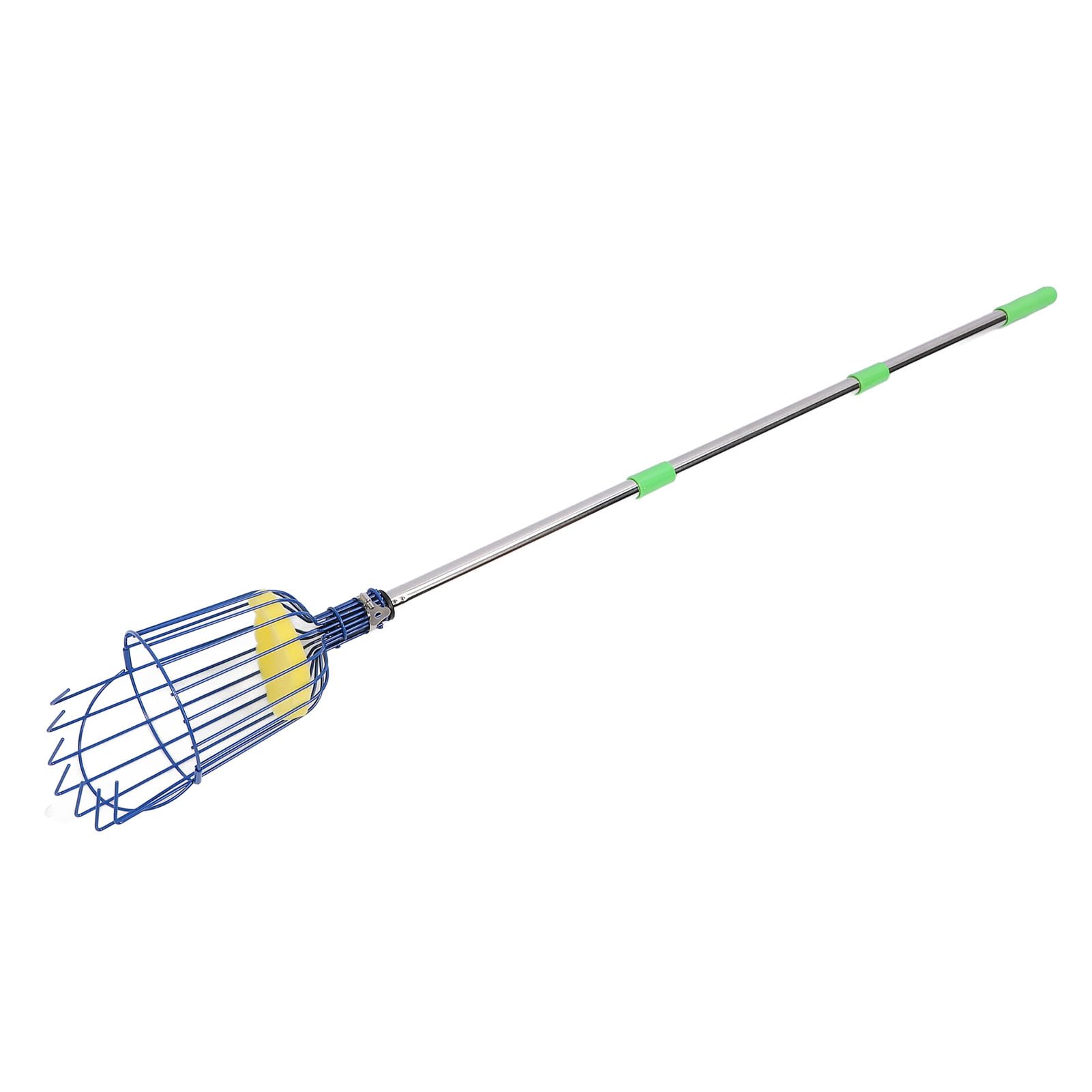 LICAEVEY Cueilleur de Fruits en Acier Inoxydable avec Panier et Perche
