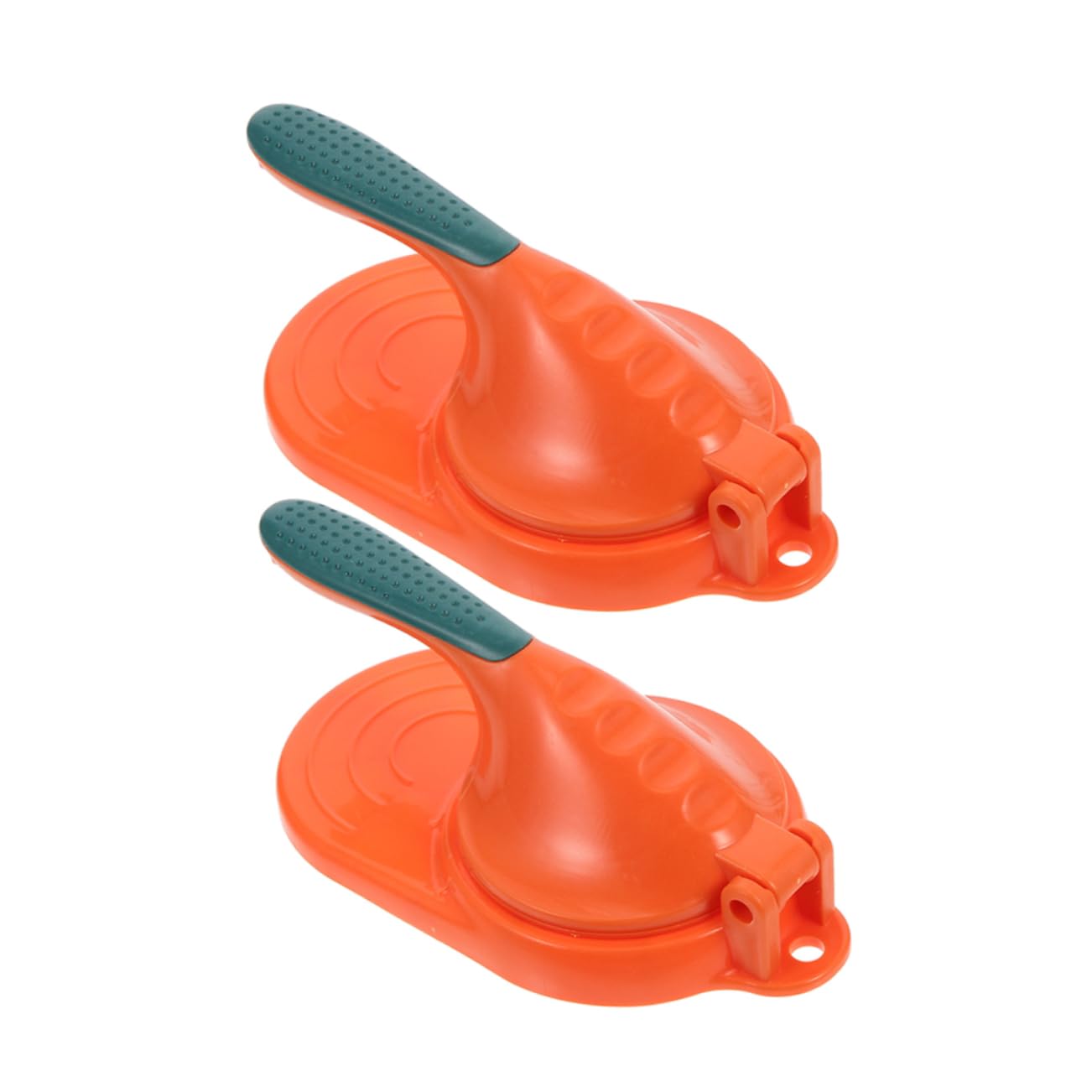 PRETYZOOM Dumpling Skin Presser 2pcs Set Manual Dough Press Molds Easy to Use Food Grade Dumpling Making Tools