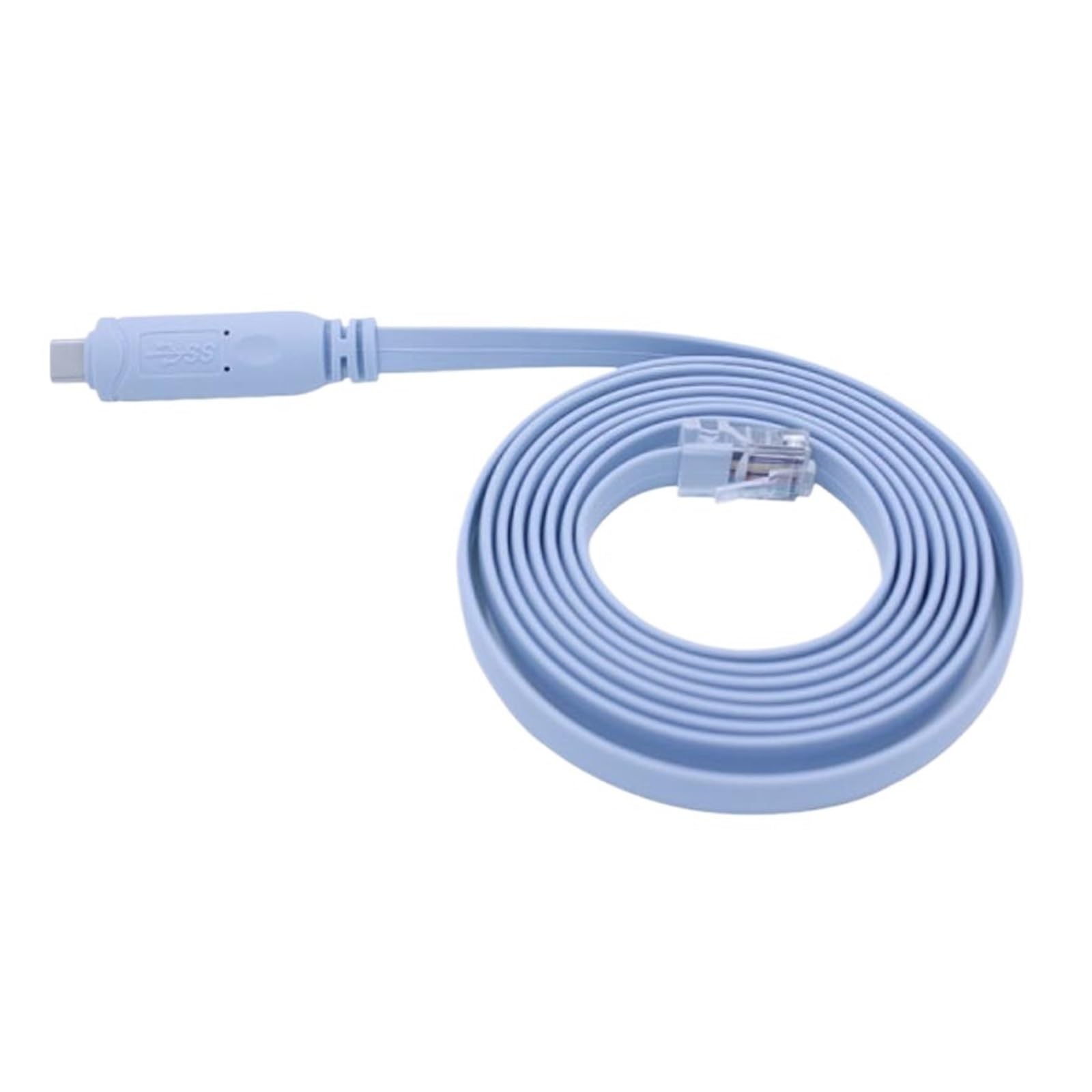 Convertisseur USB vers série Câble de Console USB 6FT FTDI Type-c vers Rj45 RS232 for Windows 8/7 Vista Mac câble 180 cm