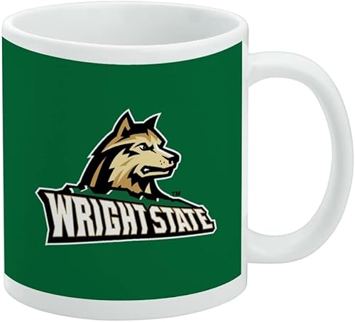 Vista 364 de Taza de cerámica con el logotipo principal de la Universidad de St. John, taza de regalo novedosa para café, té y bebidas calientes, 11oz, blanca