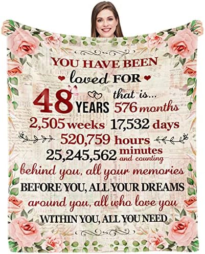 Amazon.com: 48th Birthday Gifts for Women Happy 48th Birthday Gifts for