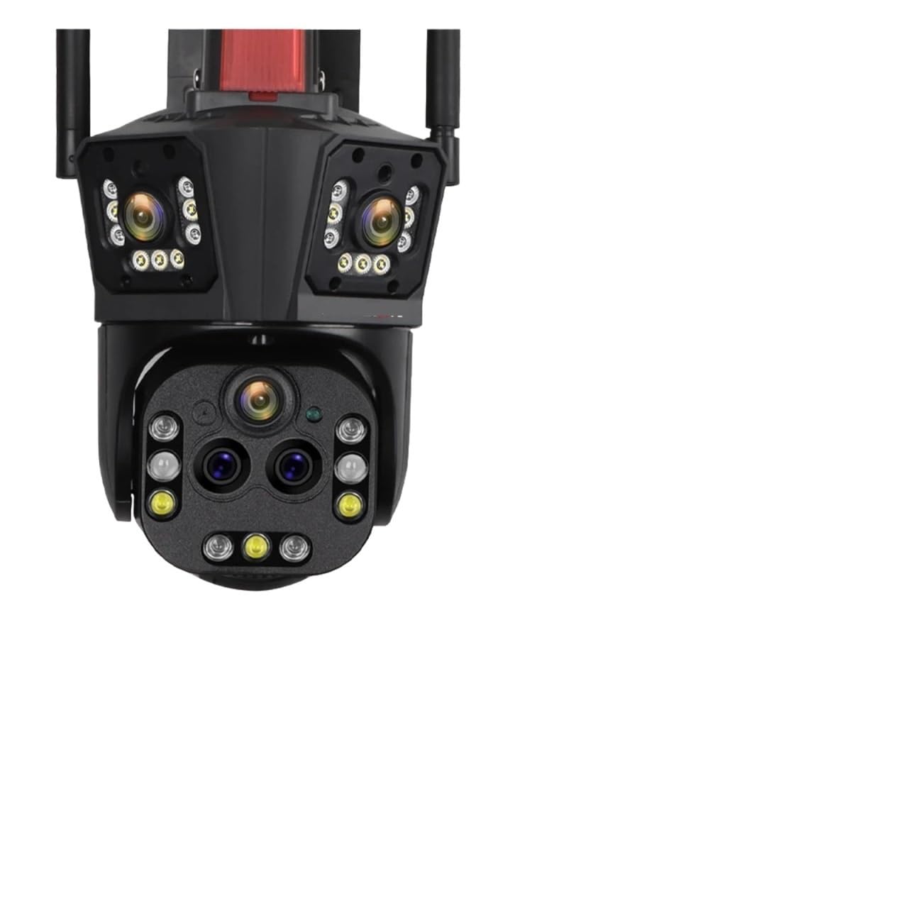 Caméra de surveillance extérieure 10K WiFi zoom 20X avec suivi AI et 5 objectifs