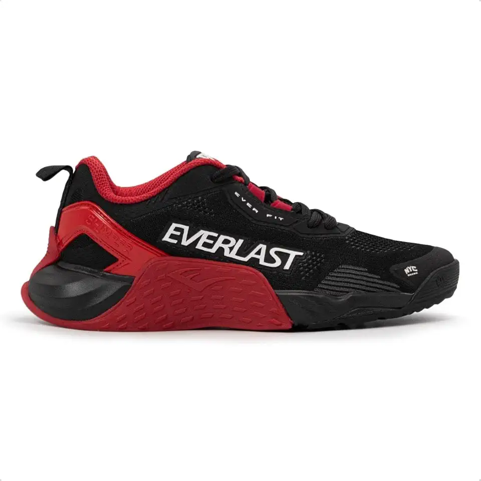 Tênis Everlast Climber Ultra Preto e Vermelho