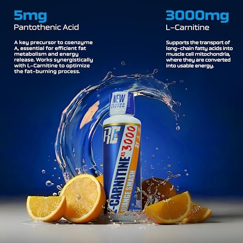 Image of Ronnie Coleman Signature Series L-Carnitine XS 3000mg Liquid, Orange Smash (31 Servings, 465ml)