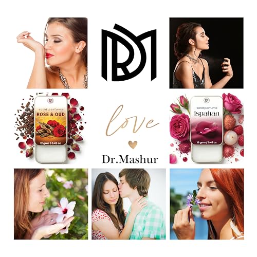 Image of Dr.Mashur Solid Perfume OMB Leather | Wild Jojoba | Alcohol Free Wax Perfume Balm, Long Lasting Pocket Fragrance Tin 12g, Non Greasy Smooth Glide, Travel Friendly | perfect for gifting | Touch Up