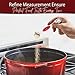 Magnetic Measuring Spoons Set of 9 Stainless Steel Dual-Sided Stackable Measuring Spoon Nesting Teaspoons Measuring Dry and Liquid Ingredients, Fits in Spice Jars Set of 9 (Red)