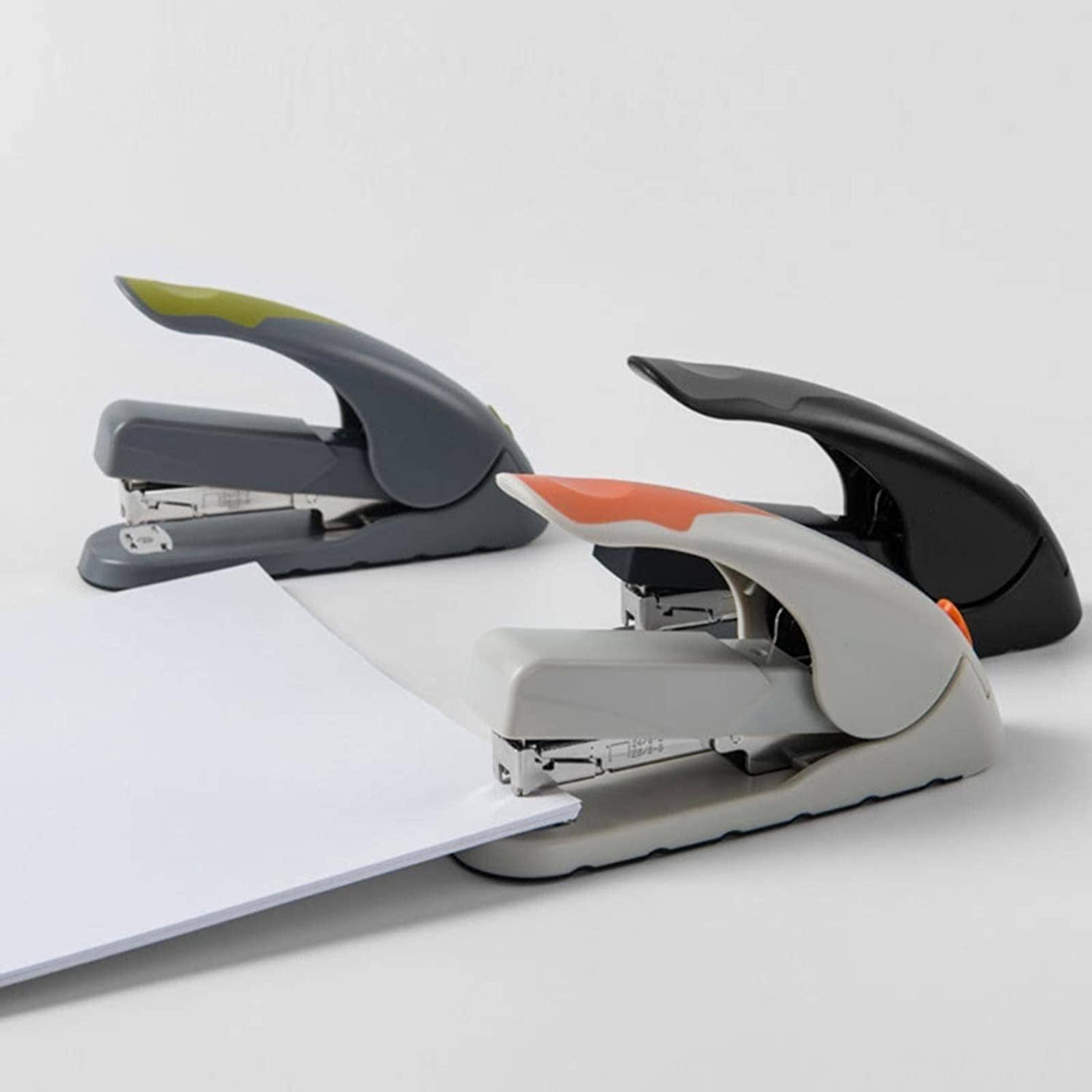 Cucitrice Da Scrivania 40 Lenzuola senza sforzo Pinzatrice for impiego pesante Libro di carta Binding Plapling Machine Standard School Ufficio Forniture for ufficio Studente Spillatrici Per Ufficio(Da