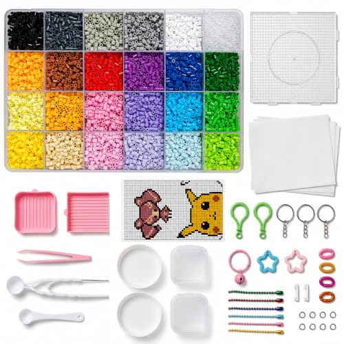 KHOLAD 12000+ Beads 24 Colors 2.6mm DIY Craft Set - Image 2