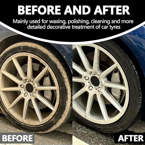 Image of 2PCS Tire Dressing Applicator, Car Tire Applicator Dressing Shine Sponge, Reusable Tire Dressing Applicator Pads with Lid, Wheel Applicator Foam for Car Detailing Cleaning (Red)