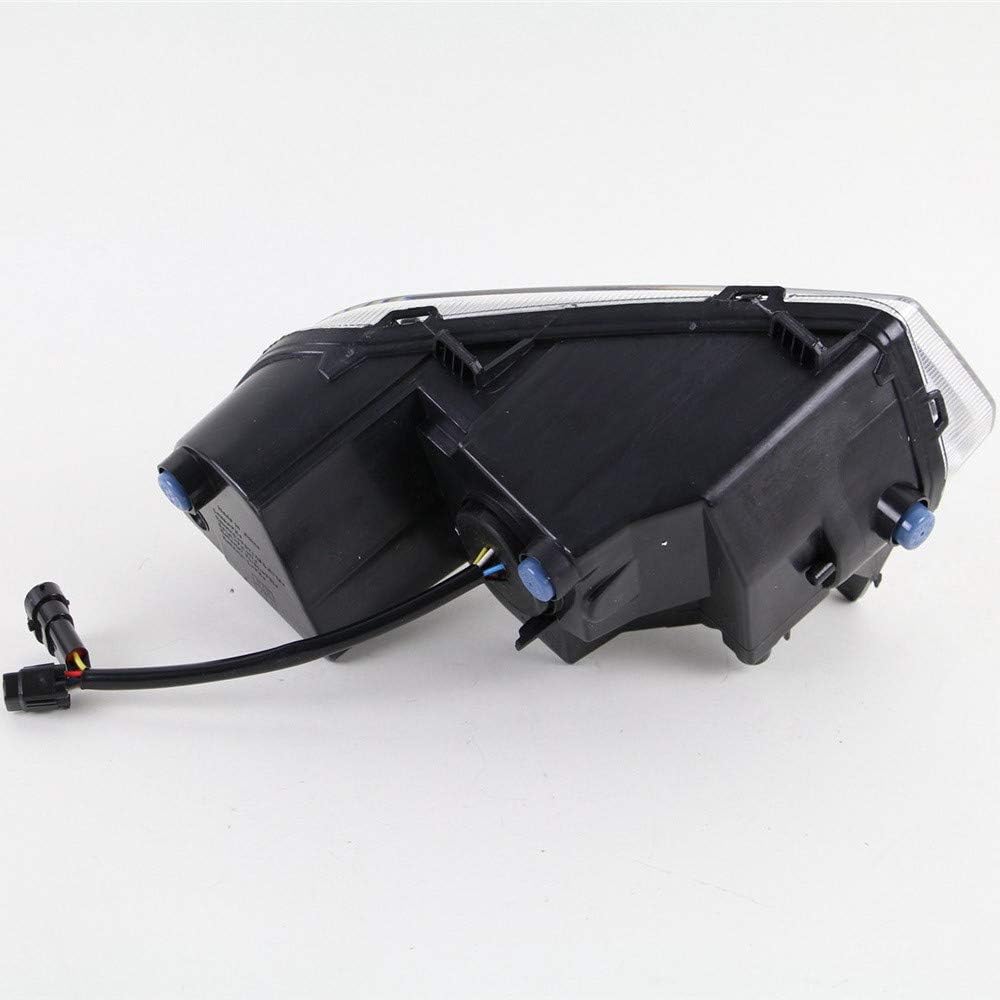 LED Daytime Running Lights Compatible for Volkswagen Polo 2014-2018 Fog Lamp Version, 6000K DRL+ Fog Lamp + Yellow Turn Signals