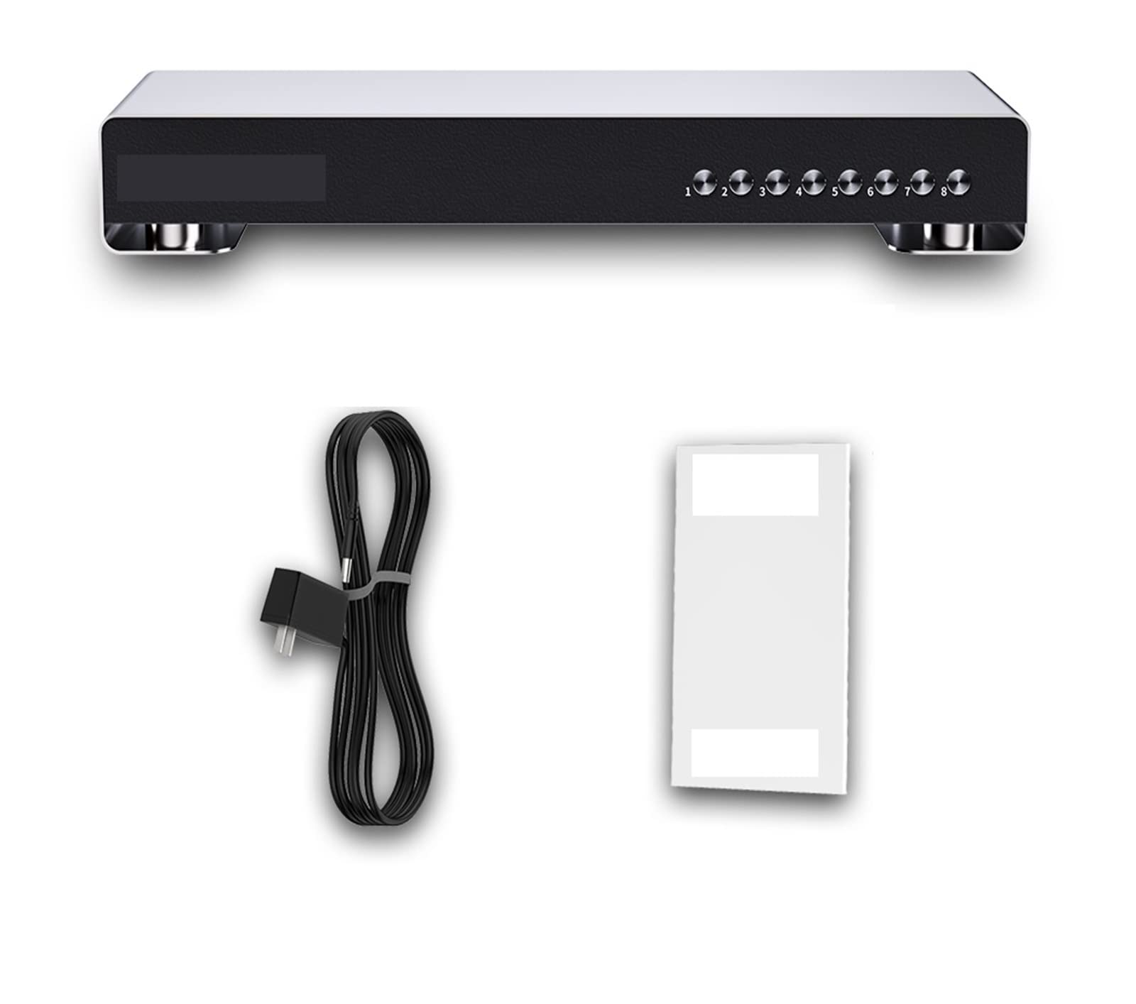 HDMI-Switch-Splitter, 4K HDMI Switch 8 In 1 Out Video Switcher 8 Ports for Host Laptop PS3/4/5 Xbox Sharing Monitor TV Projektor Einfach einzurichten