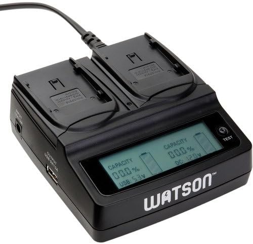 Watson Duo LCD Charger for BP-900 Series Batteries