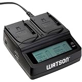 Watson Duo LCD Charger for BP-900 Series Batteries