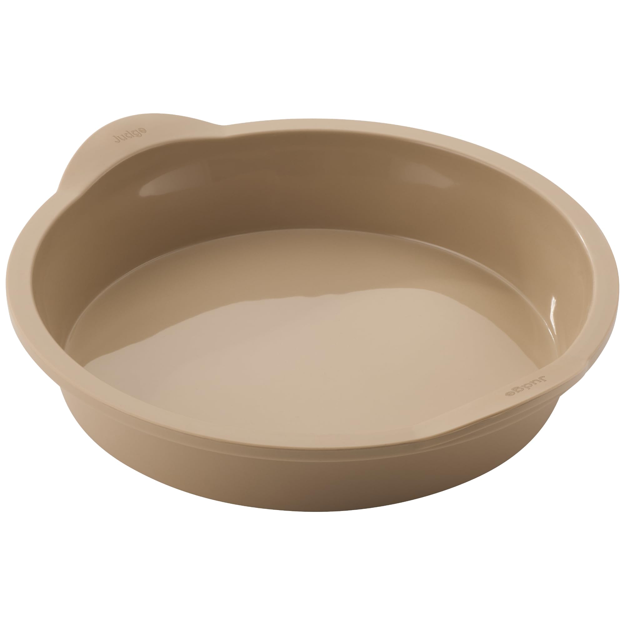 Judge Silicone Round Cake Tin 23cm, Non-Stick Baking Moulds (Hazelnut)