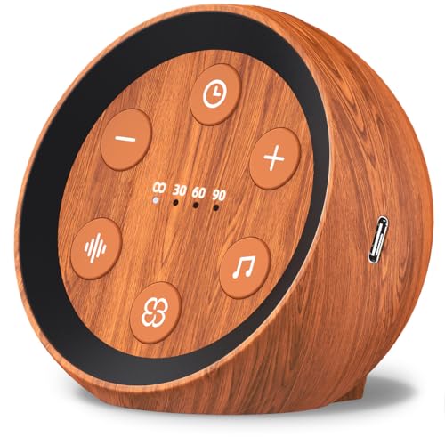 Battery Small Sound Machine White Noise Machine for Baby Kid Adult with 32 Calming Sounds 32 Volume Levels Portable Sleep Brown Noise Machine with 4 Timer Memory Function for Travel Office Privacy