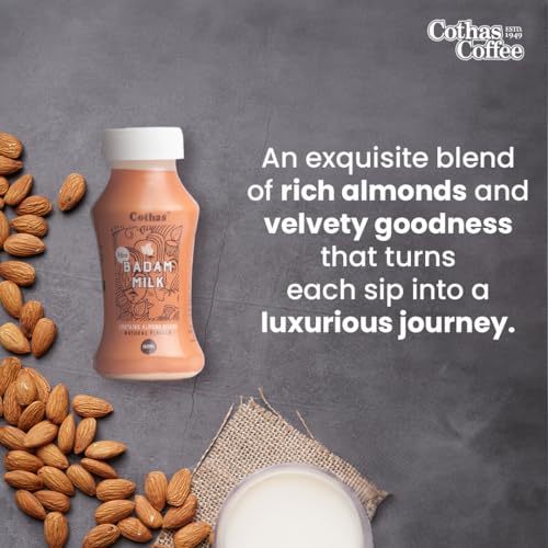 Cothas Badam Milk made with Real-Toned Milk 150ml Pack of 6 - Image 2
