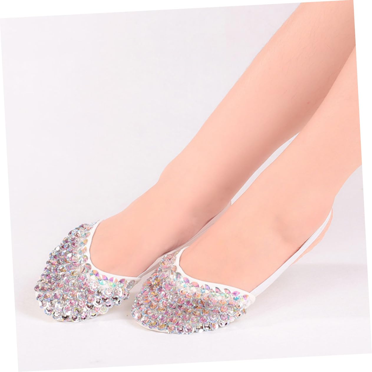 PACKOVE 3 Paare ädchen-Ballettschuhe lyrische Drehschuhe Ballett-Yoga-Zehenschuhe Fußkissen Ballettschuhe für ädchen Zehen Schuhe Zehenschuhe für Ballett Blitz Tanzschuhe Einlegesohle
