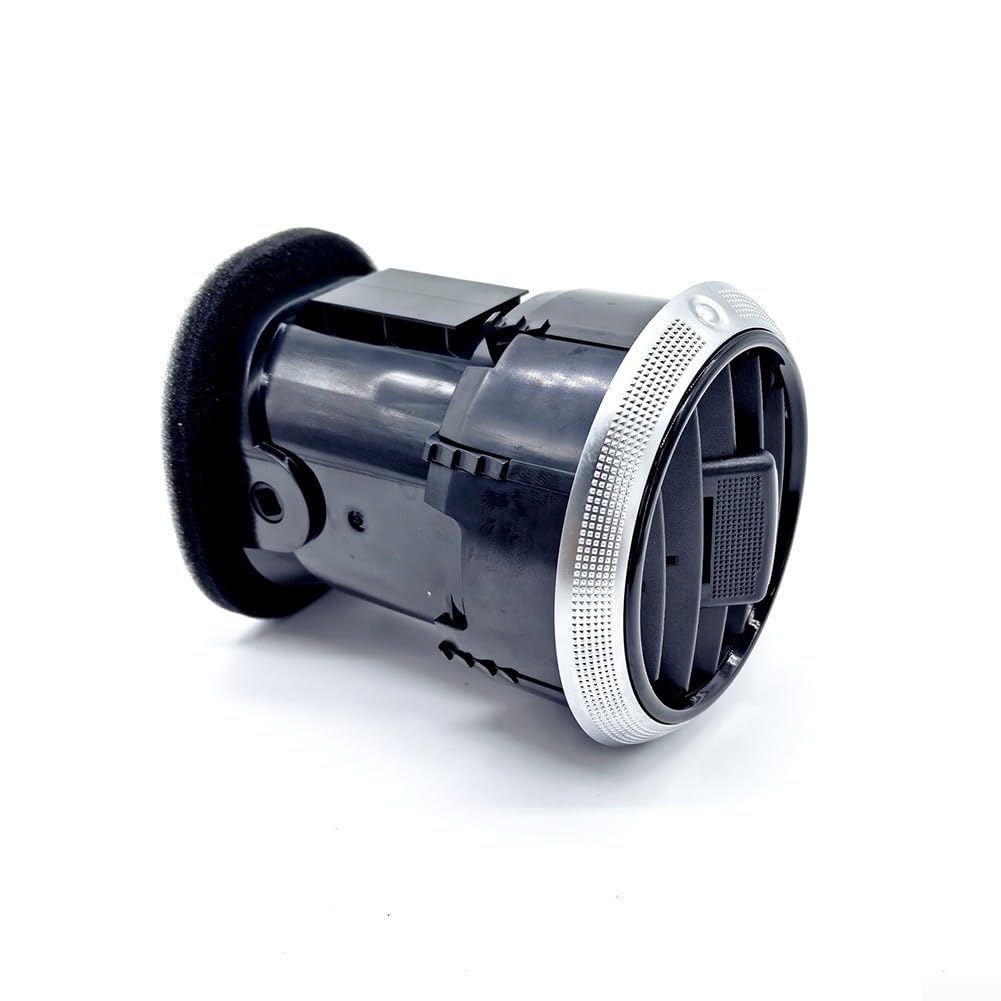 2 prese d'aria anteriori per cruscotto compatibili con A3 S3 8P 2008-2012, griglia di ricambio per presa CA cromata nera OE 8P0820901C, per materiale ABS per una facile