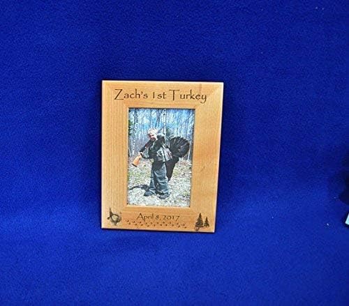 First Turkey ~ Turkey Hunting ~ First Turkey Frame ~ 1st Turkey ~ Gift For Hunter ~Turkey Hunter Gift ~ Hunting Frame ~ Hunting Gifts ~ Gift