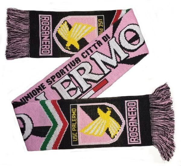 Palermo Classic Logo Fan Schal - Fußball Jaquard Schal