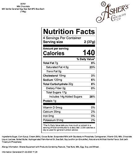 Miniatura 2 de Asher's Chocolate, huevos cubiertos de chocolate, pequeños lotes de chocolate kosher, propiedad familiar desde 1892 (8 unidades, caramelo de sal