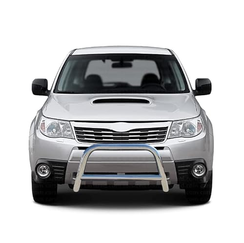 Black Horse A Bar No Skid Plate Stainless Steel Compatible With 2009-2013 Subaru Forester-Bbsu01Ss #TOP1