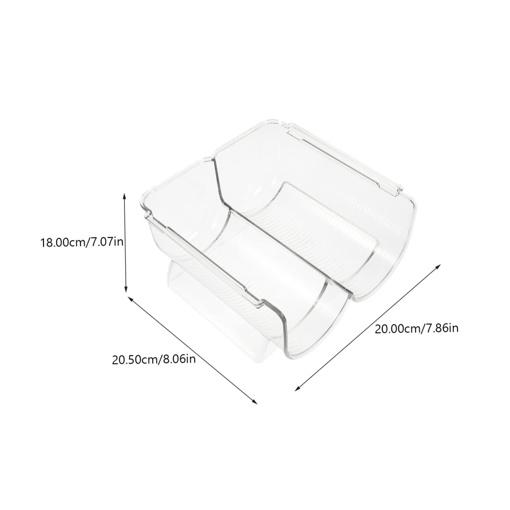 Ciieeo 2pcs Acrylic Water Bottle Storage Rack Wine Bottle Display Holder Compact Size for Home Bar