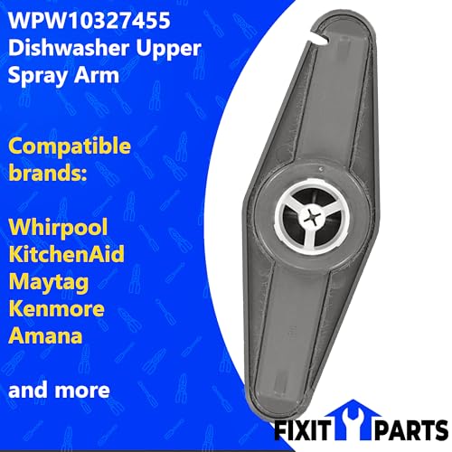 Image of WPW10327455 Dishwasher Upper Spray Arm replaces W10327455
