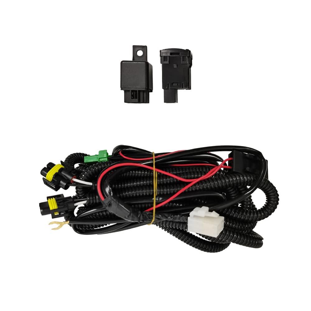 Riloer Kit fendinebbia anteriori per auto 2pcs 12V 55W LED, sostituzione fendinebbia di guida H11 sinistra destra H11 bianco per N-issan A-ltima 2019-2022, impermeabile