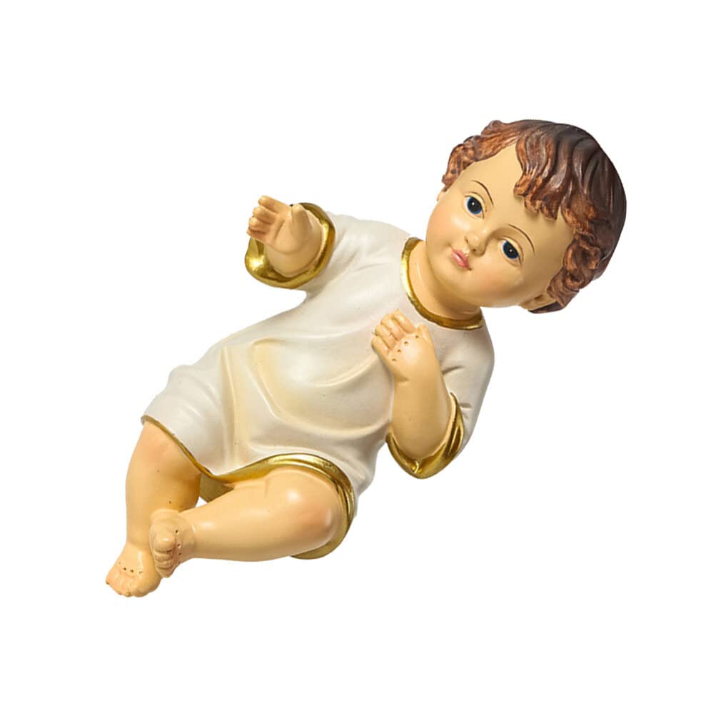3 dimensioni figurine di bambino gesù ornamenti - statua di avvento in resina per natale, , hanukkah, ringraziamento - regali decorativi per la casa - casa e cucina