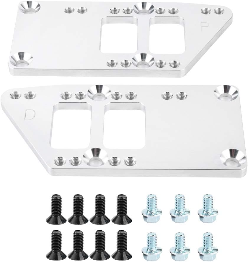 – Engine Mounts, LS Swap Motor Mount Bracket Kit Compatible with Chevrolet Chevelle Camaro, Billet Aluminum, V8 Conversion Mount