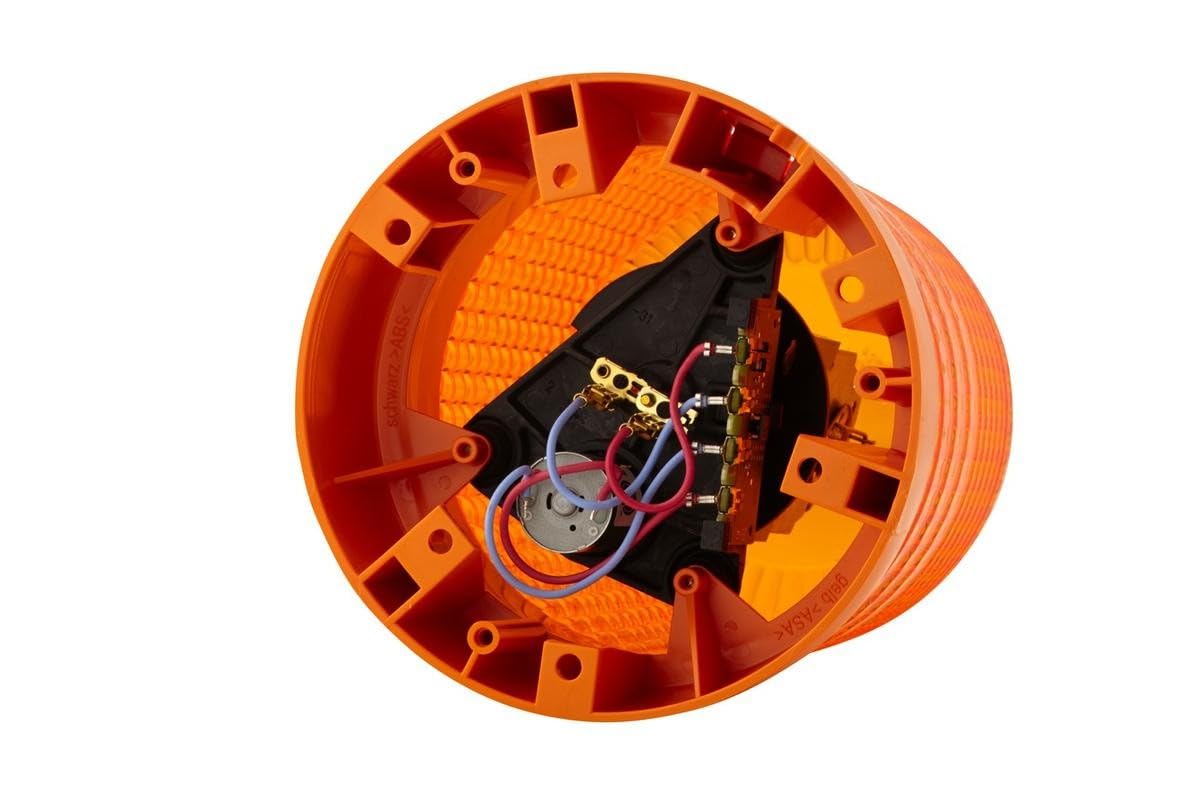 HELLA 2RL 008 061-111 Halógena-Luz de identificación omnidireccional - KL 7000 - 24V - amarillo - montaje exterior/atornillado - Conector: Conector plano