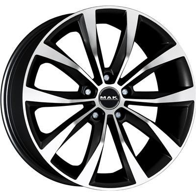 MAK F7570WFBM48P4IX Ruote in Lega Leggera, Set di 1