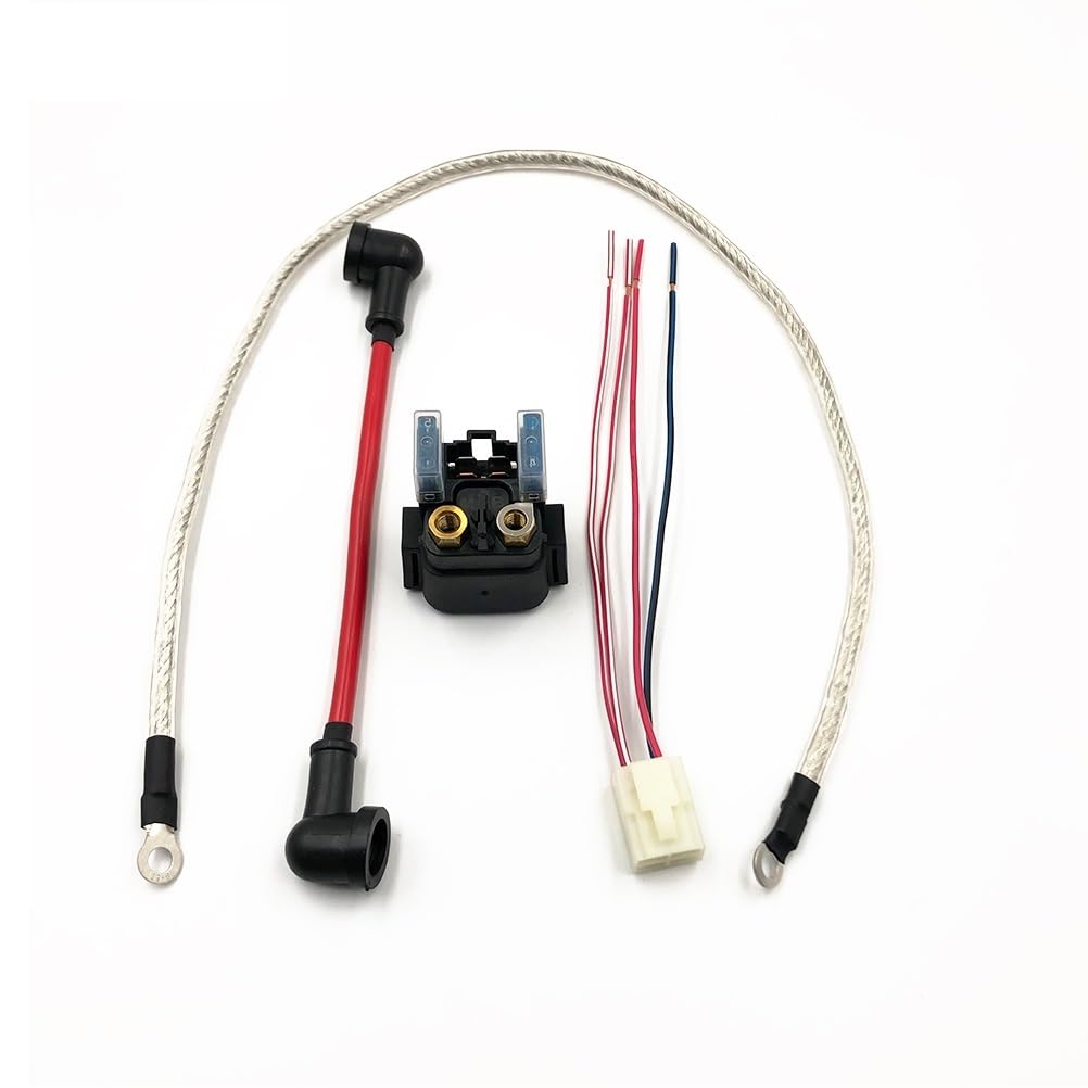Do EXC625 SMC640 II690 SMC1190 RC8 Przekaźnik rozruchowy | 12V 15A Przekaźnik Rozruchowy Kabel Z Wtyczką Akumulator Przewód Elektromagnetyczny