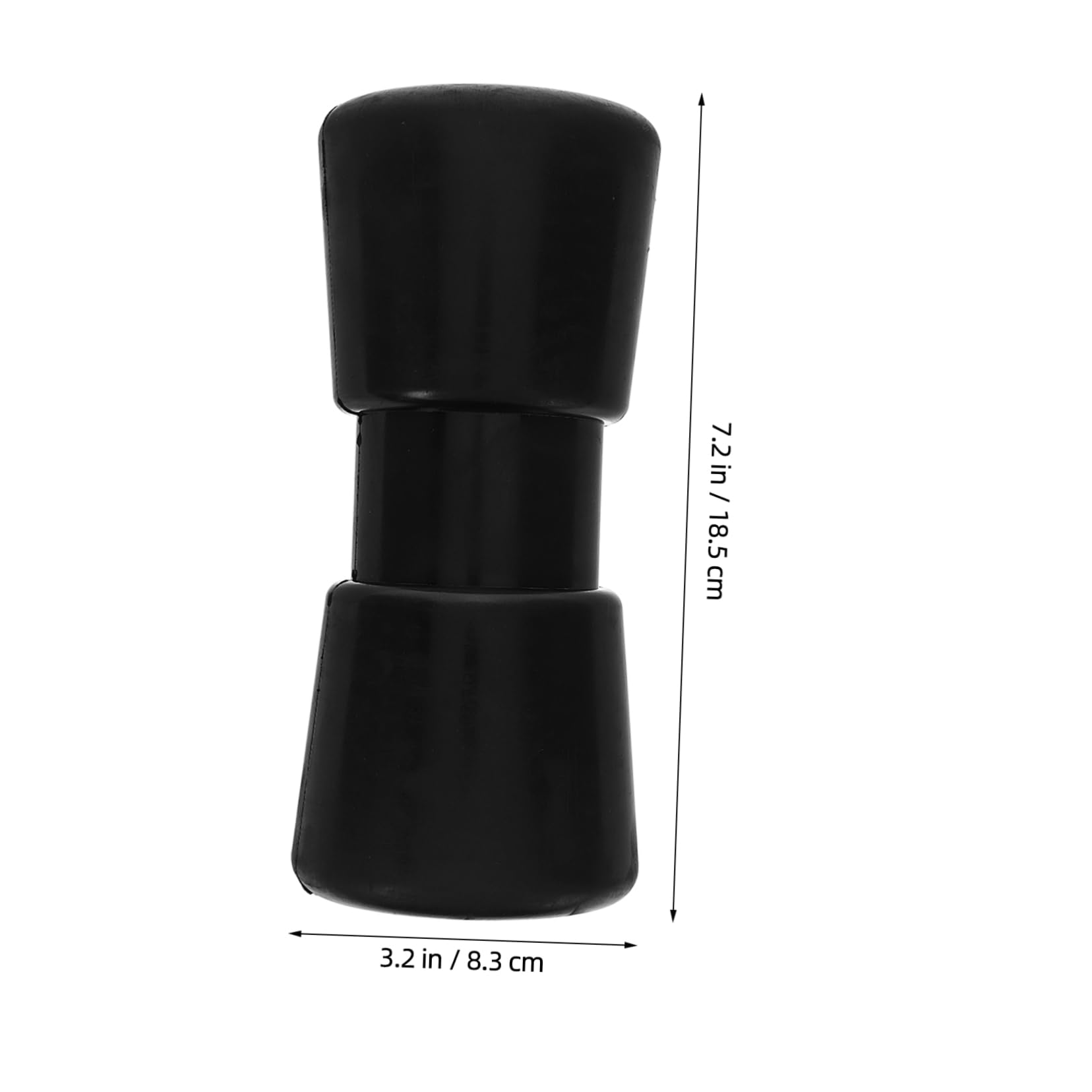 LIOOBO Bottom Guide Wheel Boat Parts Trailer Rollers for Heavy Duty Boat Trailer Keel Rollers for Boat Trailer Boat Lift Parts Boat Trailer Keel Boat Trailer Roller Bracket Pp Black