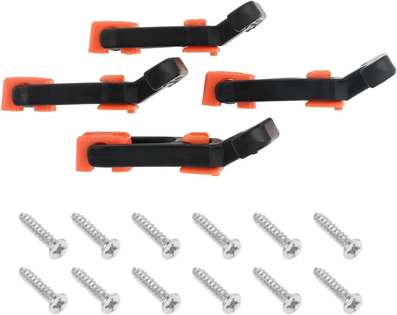 Rubber Latch Rubber Latch 4Pcs Flexible T-Handle Draw Latches with Screws Hasp