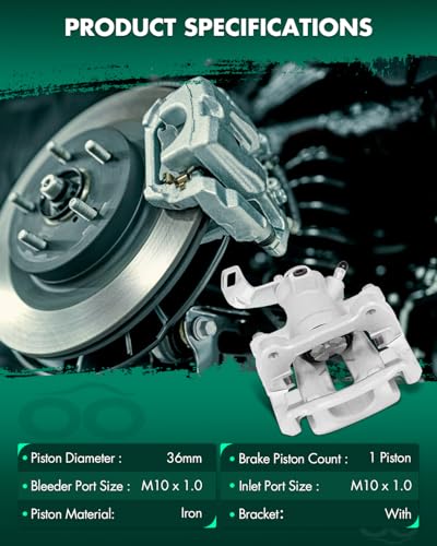Image of SCITOO 19B3319 19B3318 Rear Left & Right Disc Brake Calipers Assembly w /Bracket For Mini For Cooper 2007-2015