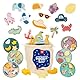 Nene Toys Brettspiel ab 3 Jahren, Fühl-und-Match Bingo-Spiel – Fühlpuzzle zur Förderung der taktilen Wahrnehmung – Lernspiel und Familienspiel aus Holz – Geschenk Jungen Mädchen ab 3 Jahren